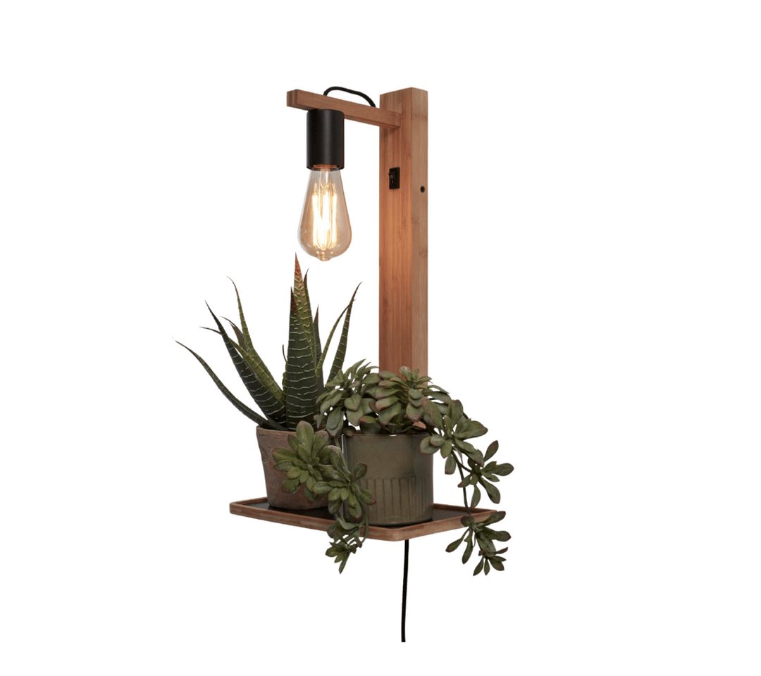 GOOD&MOJO Wandleuchte Wandleuchte Flores Natur von GOOD&MOJO