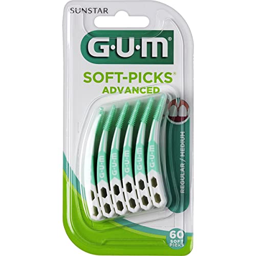 GUM Soft Picks Advanced Regular Interdentalstäbchen Blister 60 Stück von GOOD4YOU