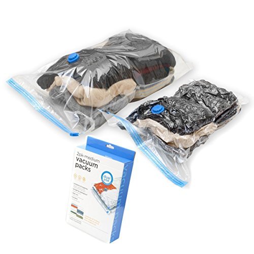 2er Set Vakuum-Beutel XXL Taschen - Vakuumtaschen Platzsparer Aufbewahrungsbeutel Vakuumbeutel Wiederverwendbar Kleiderbeutel für Kleidung Bettdecken Bettwäsche Kissen (2er Set) 2er Set Vakuum-Beutel XXL Taschen - Vakuumtaschen Platzsparer Aufbewahrungsbeutel Vakuumbeutel Wiederverwendbar Kleiderbeutel für Kleidung Bettdecken Bettwäsche Kissen (2er Set) von GOODS+GADGETS