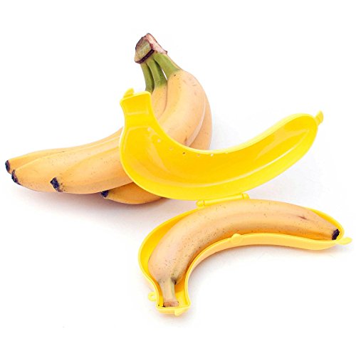 GOODS+GADGETS Bananen Box Aufbewahrungsdose Wächter Aufbewahrungsbox Dose schützt Banane vor Zerdrücken (2) von GOODS+GADGETS