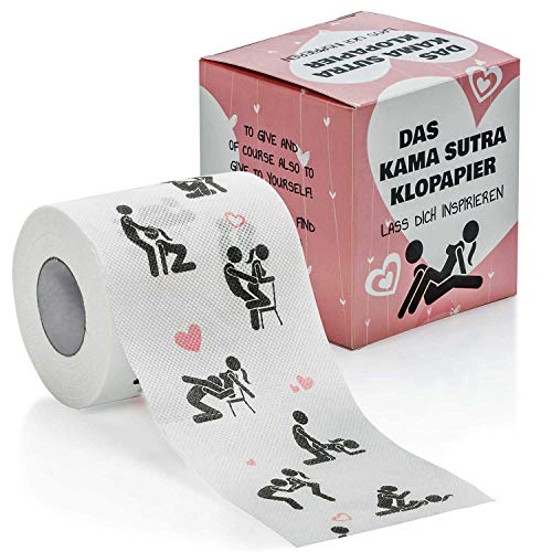 Kamasutra Toilettenpapier Sexy Fun Klopapier mit 200 Stellungen-Positionen Kamasutra Toilettenpapier Sexy Fun Klopapier mit 200 Stellungen-Positionen von GOODS+GADGETS