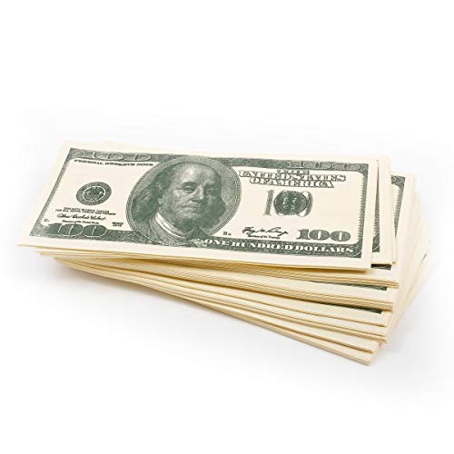 Papierservietten Partygeschirr 100 US-Dollar Servietten Partygeschirr Motto-Party Papiertücher (US-Dollar) von GOODS+GADGETS
