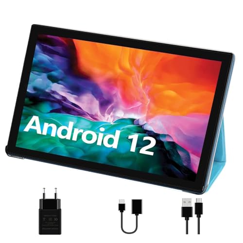 GOODTEL 11-Zoll-Android-15-Tablet,WiFi 6, Bluetooth 5.0, 6000-mAh, 8+5 MP, 1280 * 800, Kindersicherung, Metallgehäuse mit Schutzhülle (Schwarz) von GOODTEL