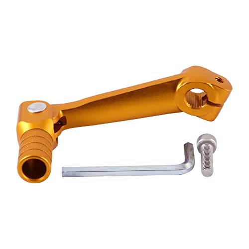 GOOFIT Gold CNC 0.47 Zoll Schalthebel Motorrad -Aluminium -Faltgetriebe Mit Werkzeugen Austausch füR Die Meisten Pitbikes ATV UTV von GOOFIT