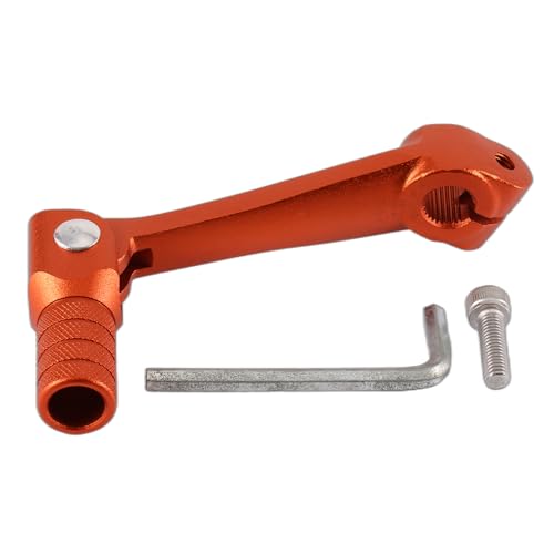 GOOFIT Orange CNC Universal Motorbike Hebel Schalthebel Aluminum Folding Gear with Tools Ersatz für T4 TGR MX6 M4 Most Dirt PitBikes ATV UTV von GOOFIT