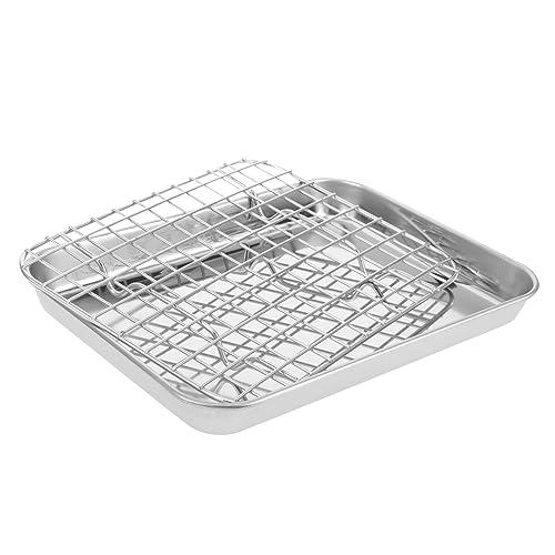 GOOHOCHY 1 Satz Backblech Set aus mit Kühlrack Multifunktionale Backform für Kuchen und Gemüse für Ofen und Grill GOOHOCHY 1 Satz Backblech Set aus mit Kühlrack Multifunktionale Backform für Kuchen und Gemüse für Ofen und Grill von GOOHOCHY