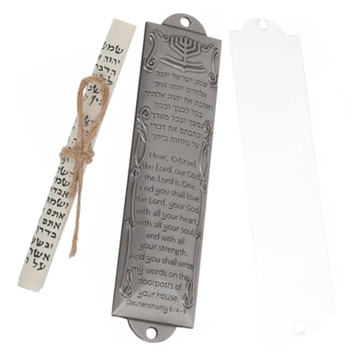 GOOHOCHY Metall Türdekoration Mit Schriftrolle Und Blättern -dekor Aus Metall Dekoratives Mit Hebräischer von GOOHOCHY