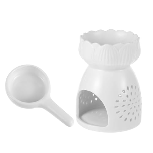 GOOHOCHY 1stück Weißer Porzellan Aromabrenner Hohlraum Duftlampe Für Teelichter Eleganter Duftspender Und Kerzenhalter Für Entspannende Raumdeko Und Aromatherapie GOOHOCHY 1stück Weißer Porzellan Aromabrenner Hohlraum Duftlampe Für Teelichter Eleganter Duftspender Und Kerzenhalter Für Entspannende Raumdeko Und Aromatherapie von GOOHOCHY
