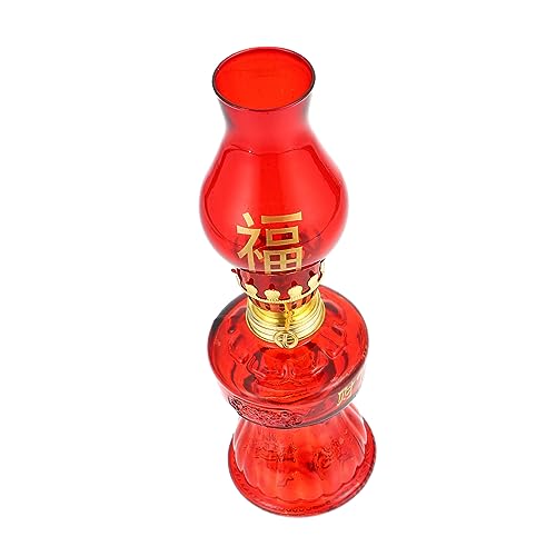 GOOHOCHY 1stück Retro Kerosinlampe Festliche Öllampe Für Hochzeiten Und Dekoration Rote Tischlampe Mit Baumwolldocht Und Vielseitig Einsetzbar GOOHOCHY 1stück Retro Kerosinlampe Festliche Öllampe Für Hochzeiten Und Dekoration Rote Tischlampe Mit Baumwolldocht Und Vielseitig Einsetzbar von GOOHOCHY