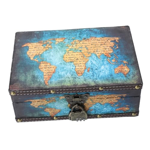 GOOHOCHY 1 Stück Vintage Holz Schmuckbox mit Deckel Multifunktionale Aufbewahrungsbox für Schmuck und Kleinigkeiten Retro Design für Schlafzimmer und Grüne Karte Kleine GOOHOCHY 1 Stück Vintage Holz Schmuckbox mit Deckel Multifunktionale Aufbewahrungsbox für Schmuck und Kleinigkeiten Retro Design für Schlafzimmer und Grüne Karte Kleine von GOOHOCHY