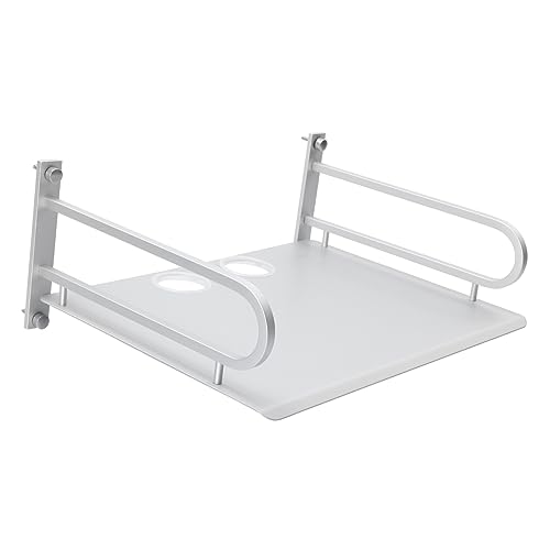 GOOHOCHY 1 Stück Wandregal Lagerung Lagerregal Im Europäischen Stil Hängender Organizer Set-top-Box-Halter Router-lagerregal Monitorständer Gestell Aus Aluminium Silver Weltraum Aluminium von GOOHOCHY