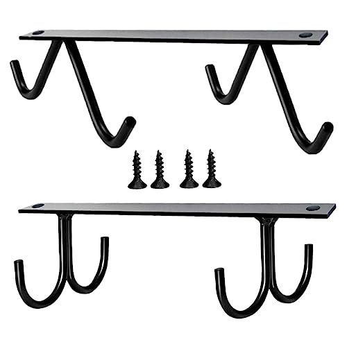 GOOHOCHY 2 Satz Teiliges Tassenhalter aus Metall mit Haken Platzsparender Robuster Küchenbecherhalter zum Aufhängen unter Schränken Schnelltrocknend Schwarz für Geordnete Küchenschränke GOOHOCHY 2 Satz Teiliges Tassenhalter aus Metall mit Haken Platzsparender Robuster Küchenbecherhalter zum Aufhängen unter Schränken Schnelltrocknend Schwarz für Geordnete Küchenschränke von GOOHOCHY