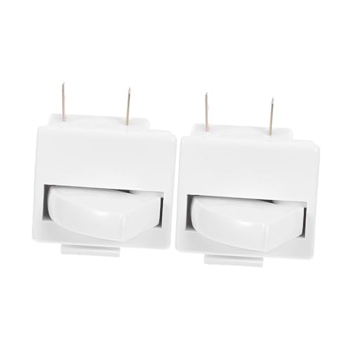 GOOHOCHY 2 Stück Kühlschrank Lichtschalter Pin Türlichtschalter für Optimale Beleuchtung und Einfache Installation Geeignet für Kühlschrankmodelle von GOOHOCHY