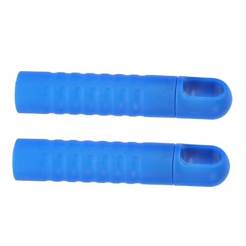 GOOHOCHY 2 Stück Mop Handgriff Rutschfeste Endkappe für Wischmopp Robuster Griff für Staubbesen Installieren Geeignet für Durchmesser Zubehör Blau von GOOHOCHY