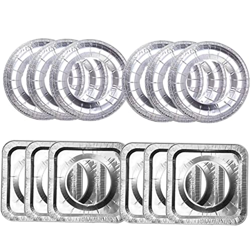 GOOHOCHY 20 Stück Gasherd Öl Resistente Pads aus Aluminiumfolie Schutzmatten für Einfache Scratch Robuste Struktur für Kochen von GOOHOCHY