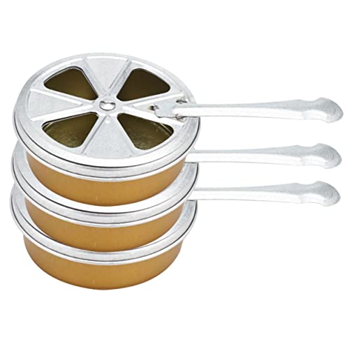 GOOHOCHY 3 Sätze Alkoholküchenbox mit Deckel Teiliges Solidem Metall für Outdoor Camping Picknick und Wandern zum Kochen Warmhalten für Heiße Töpfe von GOOHOCHY