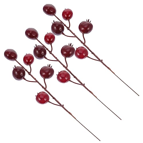 GOOHOCHY 3stücke Weihnachtsdeko Mit Künstlichen Granatapfel Und Beerenzweigen Weihnachtsdekoration Für Zuhause Und Partys Langlebige Farben Vielseitig Einsetzbar Für Verschiedene GOOHOCHY 3stücke Weihnachtsdeko Mit Künstlichen Granatapfel Und Beerenzweigen Weihnachtsdekoration Für Zuhause Und Partys Langlebige Farben Vielseitig Einsetzbar Für Verschiedene von GOOHOCHY
