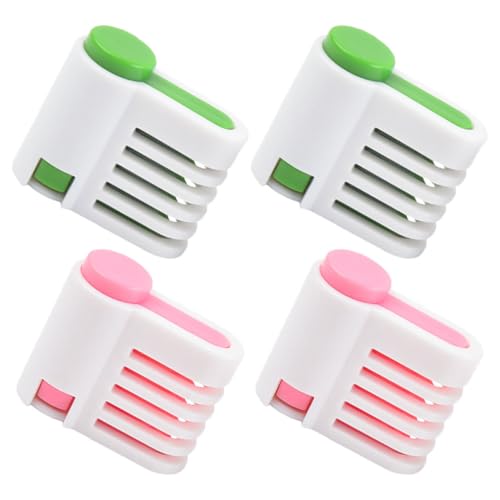 GOOHOCHY 4 Stück Einstellbarer Cake Slicing Leveler mit Führung für Gleichmäßiges Schneiden von Brot und Kuchen Stabile Fixierung für Präzise Scheibendicke für DIY Backen GOOHOCHY 4 Stück Einstellbarer Cake Slicing Leveler mit Führung für Gleichmäßiges Schneiden von Brot und Kuchen Stabile Fixierung für Präzise Scheibendicke für DIY Backen von GOOHOCHY
