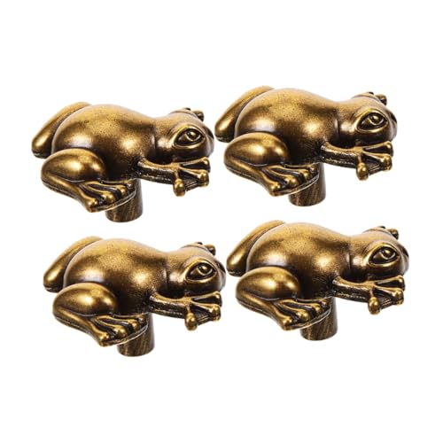 GOOHOCHY 4 Stück Teiliges Schrankgriff Metall Froschform Retro Stil Stabile Zinklegierung Möbelgriffe für Schränke Kleiderschränke Sanfte Oberfläche Einsetzbar GOOHOCHY 4 Stück Teiliges Schrankgriff Metall Froschform Retro Stil Stabile Zinklegierung Möbelgriffe für Schränke Kleiderschränke Sanfte Oberfläche Einsetzbar von GOOHOCHY