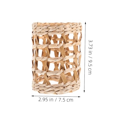 GOOHOCHY 4 Stück Woven Bottle Covers Teiliges für Gläser und Lotionflaschen Handgewebte Schutzhüllen Wiederverwendbare Becherhüllen Dekorative und Praktische Lösungen für Zuhause und Büro GOOHOCHY 4 Stück Woven Bottle Covers Teiliges für Gläser und Lotionflaschen Handgewebte Schutzhüllen Wiederverwendbare Becherhüllen Dekorative und Praktische Lösungen für Zuhause und Büro von GOOHOCHY
