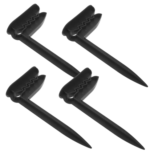 GOOHOCHY 4 Stücke Wohnmobil-außenclip Stake-Clips Camping Beach Handtuchclip Strand Essentials Für Den Urlaub Handtuchklemmen Kunststoff Strandkorb-handtuchklammern Schwarz GOOHOCHY 4 Stücke Wohnmobil-außenclip Stake-Clips Camping Beach Handtuchclip Strand Essentials Für Den Urlaub Handtuchklemmen Kunststoff Strandkorb-handtuchklammern Schwarz von GOOHOCHY