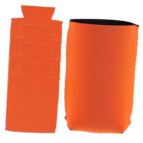 GOOHOCHY 5 Stück Bierdosen Isolierhüllen aus Neopren Rutschfeste Wiederverwendbare Getränkedosen Sleeve mit Kälteschutz und Stoßfestigkeit Geeignet für Bierflaschen und Kohlensäurehaltige von GOOHOCHY