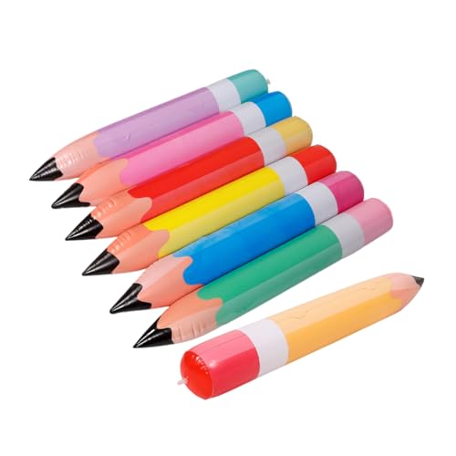 GOOHOCHY 7 Stück Riesiger Aufblasbarer Bleistift aus PVC Teiliges für Rückkehr zur Schule Dekorative Klassenzimmer Dekoration in Orange Gelb Blau Grün und Rot Einfache Montage und GOOHOCHY 7 Stück Riesiger Aufblasbarer Bleistift aus PVC Teiliges für Rückkehr zur Schule Dekorative Klassenzimmer Dekoration in Orange Gelb Blau Grün und Rot Einfache Montage und von GOOHOCHY