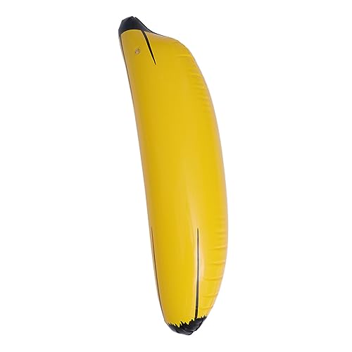 GOOHOCHY Aufblasbare Banane aus PVC Kreatives Obst für Hochzeiten Partys und Fotodekoration Pädagogisches Spielzeug für Junge Mädchen Realistische Deko für Zuhause von GOOHOCHY