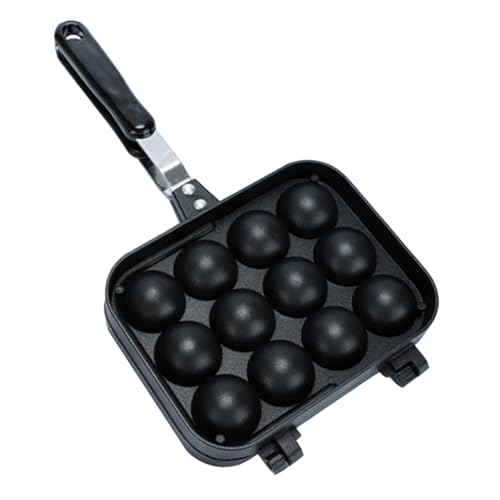GOOHOCHY Backblech Waffelbackform Beidseitig Erhitzbar Antihaftbeschichtet für Familienküche Grill und Outdoor Langlebiges Fein Verarbeitetes Küchenutensil von GOOHOCHY