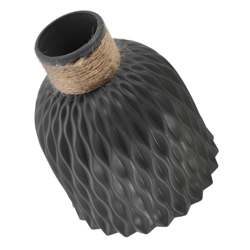 GOOHOCHY Blumentopf Vase Blumentöpfe steckblumen tischdeko esstisch blumenarrangement valentingsgeschenke sevgiliye hediye Valentin Hochzeitsmittelstücke für Tische Hanfseil von GOOHOCHY