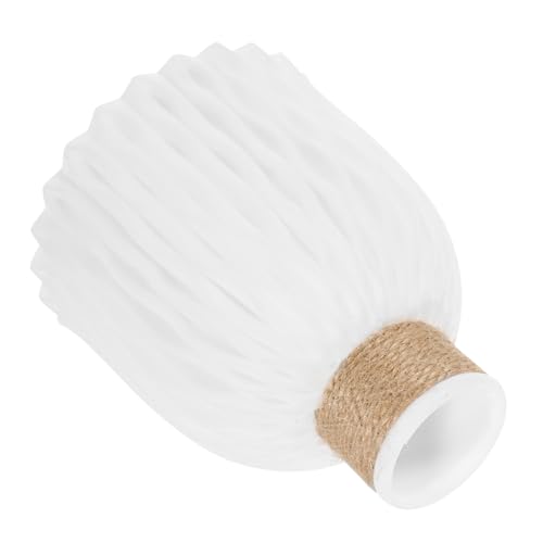 GOOHOCHY Blumentopf Vase tischdeko goldhochzeit pflanzenübertopf Blumen übertöpfe geschen Pflanzen übertopf Links blumentöpfe blumenkübel Hochzeitsmittelstücke für Tische pp Weiß von GOOHOCHY