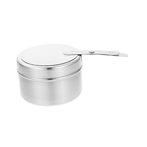 GOOHOCHY Brennstoffhalter für Chafing Dishes für Buffets und Grillpartys mit Abdeckung Rostfreier Stahl Leicht zu Reinigen für Standard Chafing Fuel Geeignet von GOOHOCHY