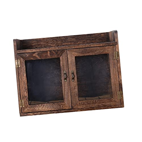 GOOHOCHY Brotkasten Luftdichte Brotbox Für Die Küchentheke Holzbox Aufbewahrungsbox Natürliche Aufbewahrungsbox Vintage-behälter Für Kleinigkeiten von GOOHOCHY