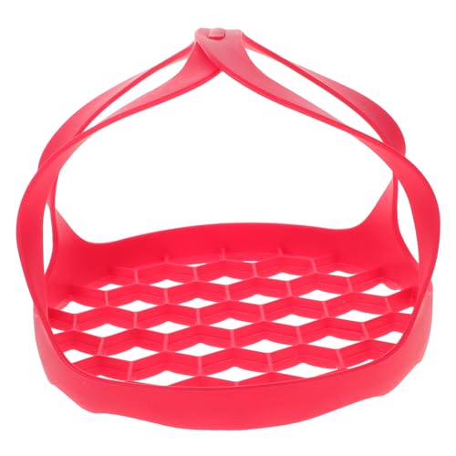 GOOHOCHY Dampfgarer Einsatz Mit Griffen Silikon Topfheber Für Dampfkorb Kochen Helfer Langlebig Und Hitzebeständig von GOOHOCHY