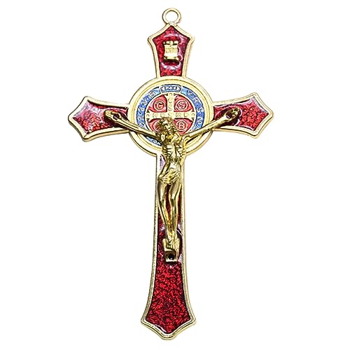 GOOHOCHY Kreuzornament Aus Legierung Dekoratives Kreuz Für Zuhause Und Büro Schmückendes Religiöses Kreuz von GOOHOCHY