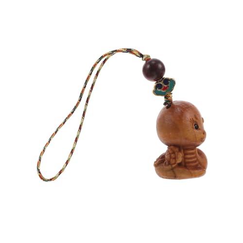 GOOHOCHY Handgeschnitzter Holzschlangen- Chinesisches Zodiac Ornament Für Schlüsselbund Und Dekoration Im Büro Oder Zuhause Detail GOOHOCHY Handgeschnitzter Holzschlangen- Chinesisches Zodiac Ornament Für Schlüsselbund Und Dekoration Im Büro Oder Zuhause Detail von GOOHOCHY