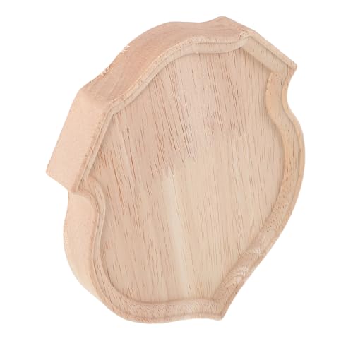 GOOHOCHY Holzapplikation Geschnitzt aus Massivem Holz Dekoratives Türornament mit Detaillierter Handwerkskunst Natürliche Holzplatte für DIY Möbelrahmen und Spiegelgestaltung von GOOHOCHY