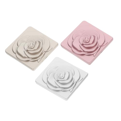 GOOHOCHY Kompakter Klappspiegel Mit Vergrößerung Rosenmuster Design Faltbar Und Tragbar Für Reisen Und Handtasche GOOHOCHY Kompakter Klappspiegel Mit Vergrößerung Rosenmuster Design Faltbar Und Tragbar Für Reisen Und Handtasche von GOOHOCHY