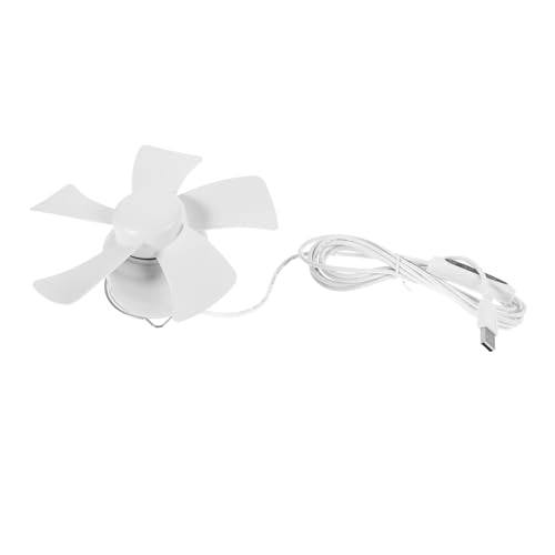 GOOHOCHY Kompakter USB mit Timer für Bett und Zelt Leiser Tragbarer Hängeventilator für Schlafzimmer Reisen und Camping ohne Bohren Leistungsstarker von GOOHOCHY