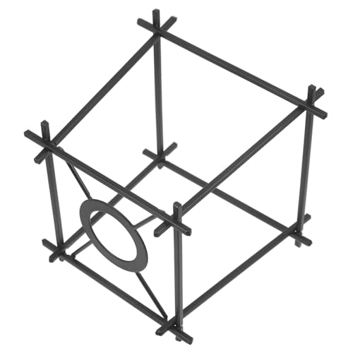 GOOHOCHY Lampenschirm Retro Stil Hohler Lampenschutz Pendelleuchte Geometrisches Design Einfach Montage Für Wohnzimmer Esszimmer und Büro von GOOHOCHY