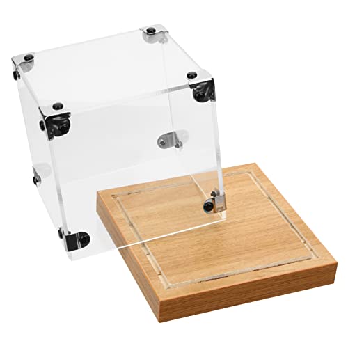 GOOHOCHY Transparente Vitrine Für Modelle Und Figuren Hochwertiger Displaykasten Mit Holzuntergrund Für Actionfiguren Und Sammlerstücke Staubschutz Für Optimale Präsentation GOOHOCHY Transparente Vitrine Für Modelle Und Figuren Hochwertiger Displaykasten Mit Holzuntergrund Für Actionfiguren Und Sammlerstücke Staubschutz Für Optimale Präsentation von GOOHOCHY