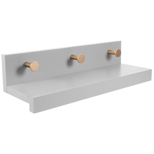 GOOHOCHY Multifunktionales Wandregal mit Haken wandmontiertes Aufbewahrungs Ablageregal für Schlafzimmer Küche Büro zur organisierten Ordnung von Schlüssel Pflanzen Dekorationen GOOHOCHY Multifunktionales Wandregal mit Haken wandmontiertes Aufbewahrungs Ablageregal für Schlafzimmer Küche Büro zur organisierten Ordnung von Schlüssel Pflanzen Dekorationen von GOOHOCHY