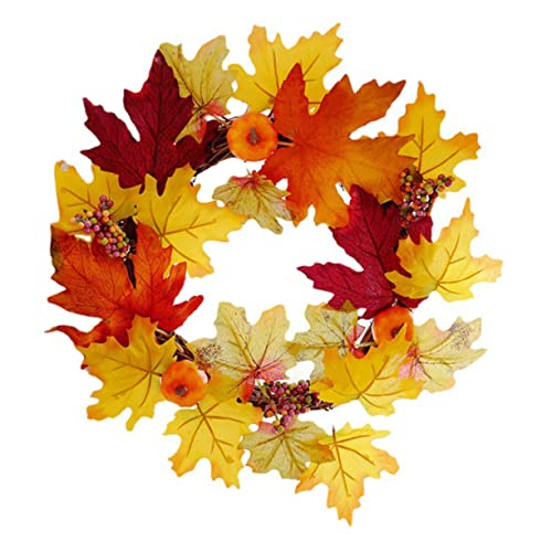 GOOHOCHY Herbstliche Kerzenkranz-Dekoration Großer Realistischer Blumenkranz Für Halloween-feiern Tischdeko Und Erntedankfest Für Stimmungsvolle Anlässe Und Wunderschöne Arrangements GOOHOCHY Herbstliche Kerzenkranz-Dekoration Großer Realistischer Blumenkranz Für Halloween-feiern Tischdeko Und Erntedankfest Für Stimmungsvolle Anlässe Und Wunderschöne Arrangements von GOOHOCHY