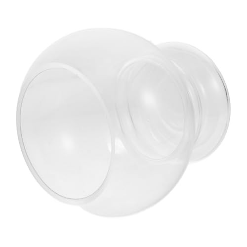 GOOHOCHY Rundes Transparentes Aquarium Kleines Desktop Fischbecken für Goldfische und Betta Fische Dekorative Glasfischschale für Zuhause und Büro Einfach zu Reinigen für Begrenzte Flächen von GOOHOCHY