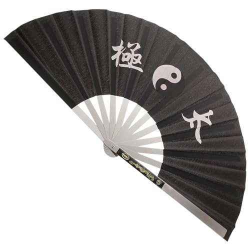 GOOHOCHY Chinesischer Fächer Faltbarer Handfächer Für Tai-chi Und Kung-fu-Performance Dekorativer Fächer Zum Tanzen Festivalgeschenk GOOHOCHY Chinesischer Fächer Faltbarer Handfächer Für Tai-chi Und Kung-fu-Performance Dekorativer Fächer Zum Tanzen Festivalgeschenk von GOOHOCHY