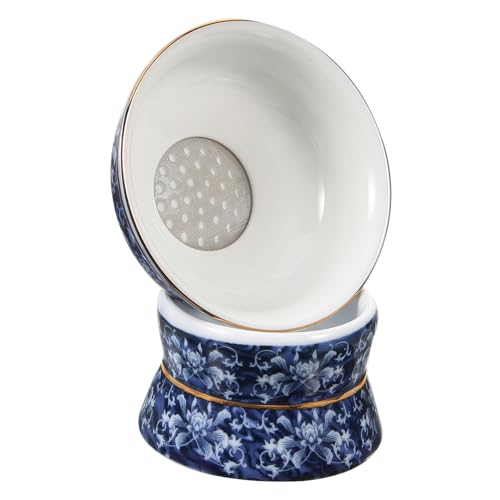 GOOHOCHY Keramischer Teefilter Teestrainer für Lose Teeblätter Teesieb für Zuhause oder Restaurants Multi-funktional für Perfekten Teegenuss von GOOHOCHY