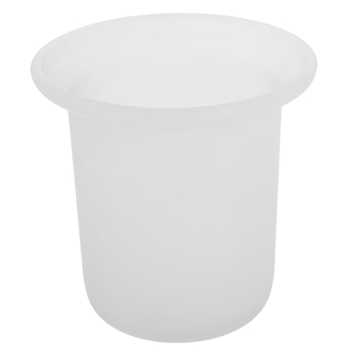 GOOHOCHY Toilettenbürstenhalter Mit Glasbasis Wandmontage Badezimmerzubehör Bürstenschüssel Hygieneaufbewahrung von GOOHOCHY