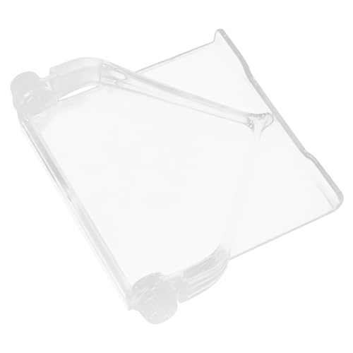 GOOHOCHY Tv Top Rack Shelf Verstellbares Regal für Monitor und Router Robuste Ablage für Tv Computer und Mediengeräte Praktische Aufbewahrungslösung Transparent für Zuhause von GOOHOCHY