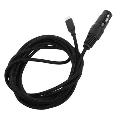 GOOHOCHY Type C zu Xlr Kabel für Mikrofon Audioadapter für Computer und Laptop Langlebige Verbindungskabel mit Klarer Audioübertragung und Universellem Design von GOOHOCHY