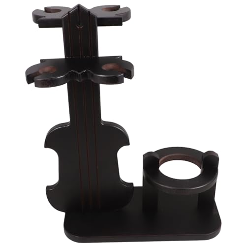 GOOHOCHY Weinregal Violinform aus Holz Robuster Weinständer für Weinflaschen und Gläser für Home Bar Partys und Familienfeiern Platzsparendes Design für Optimale Organisation von GOOHOCHY